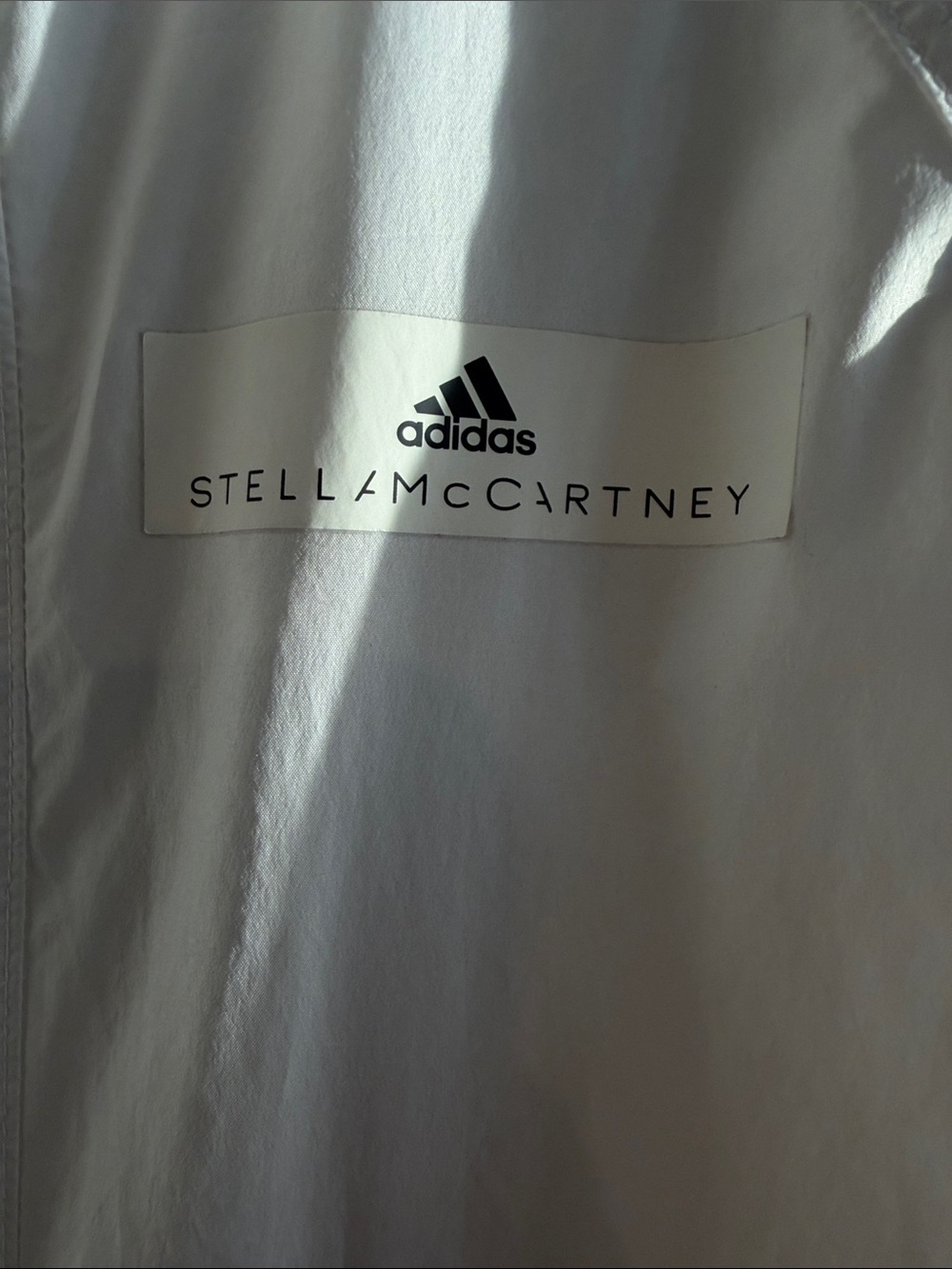 Adidas stella mcCartney White Lightweight small S Jacket womens cords vented - Picture 2 of 7
